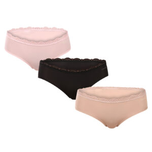 3PACK dámské kalhotky Calvin Klein vícebarevné (QD5302-3VQ) XS