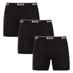 3PACK pánské boxerky BOSS černé (50538142 001) L