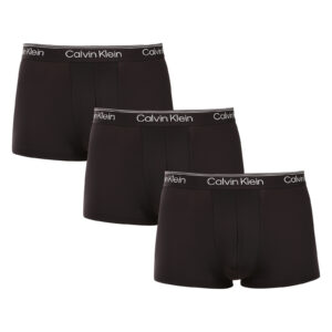 3PACK pánské boxerky Calvin Klein černé (NB4409-UB1) L