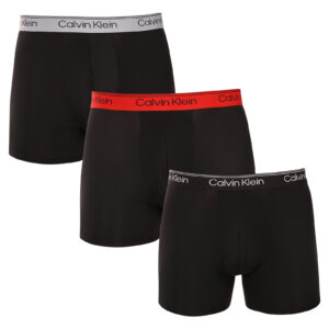3PACK pánské boxerky Calvin Klein černé (NB4410-0AZ) 4XL