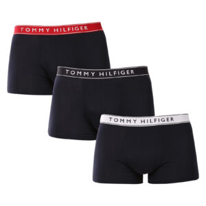 3PACK pánské boxerky Tommy Hilfiger černé (UM0UM03457 0WF) L