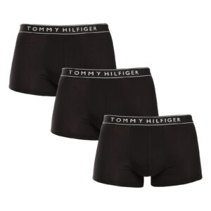 3PACK pánské boxerky Tommy Hilfiger černé (UM0UM03520 0WE) XXL