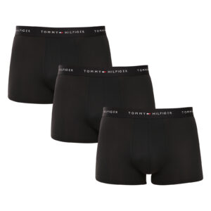 3PACK pánské boxerky Tommy Hilfiger černé (UM0UM03617 0XK) L
