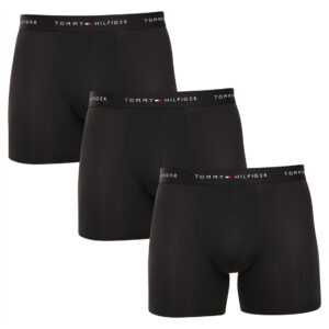 3PACK pánské boxerky Tommy Hilfiger černé (UM0UM03618 0XK) M