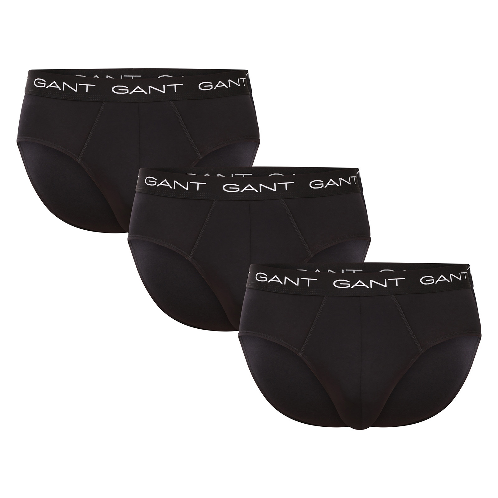 3PACK pánské slipy Gant černé (900023001-005) 3XL