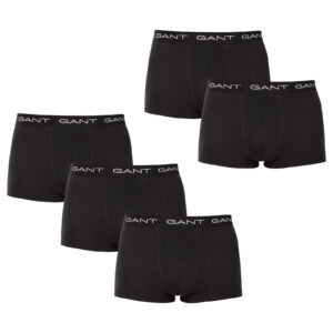 5PACK pánské boxerky Gant černé (900025003-005) M