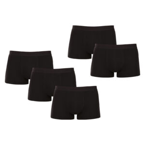 5PACK pánské boxerky Jack and Jones černé (12176266) M