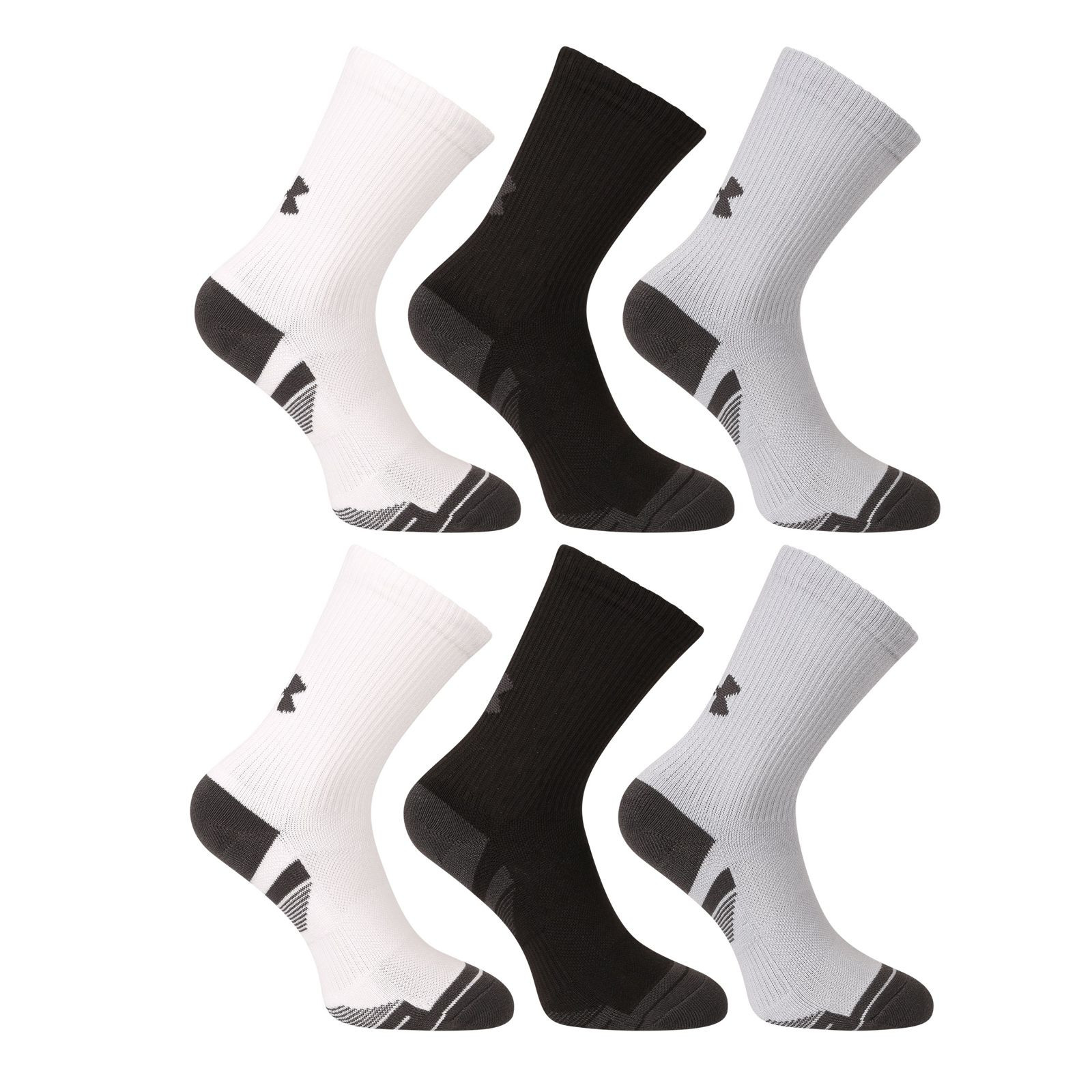 6PACK ponožky Under Armour vícebarevné (1386242 011) XL