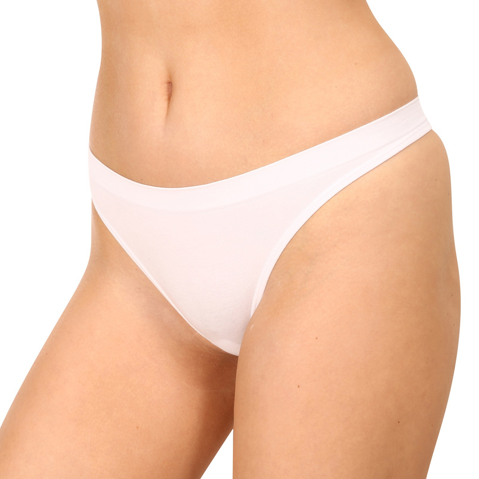 Dámská bambusová tanga Gina bílá (05010) S - Obrázek 2