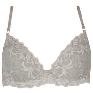 Dámská podprsenka Gina vyztužená s kosticemi šedá (17003) 75B