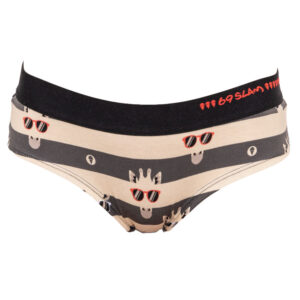 Dámské kalhotky 69SLAM boxer bamboo giraffe stripes XS