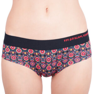 Dámské kalhotky 69SLAM boxer flower skull L