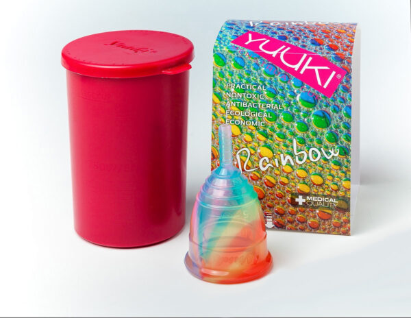 Menstruační kalíšek Yuuki 1 Rainbow soft (YU109)