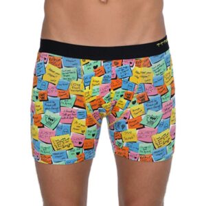 Pánské Boxerky 69SLAM Fit Bamboo Post It (MPBPTT-BB) XS