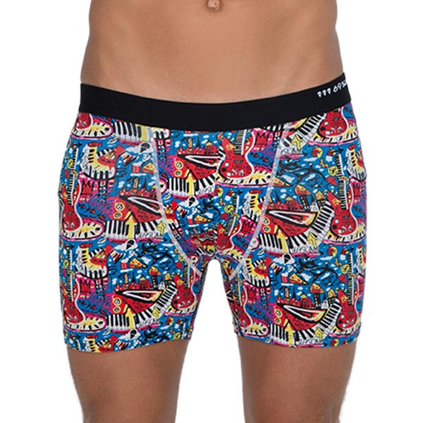 Pánské boxerky 69SLAM fit bamboo rafa music XS