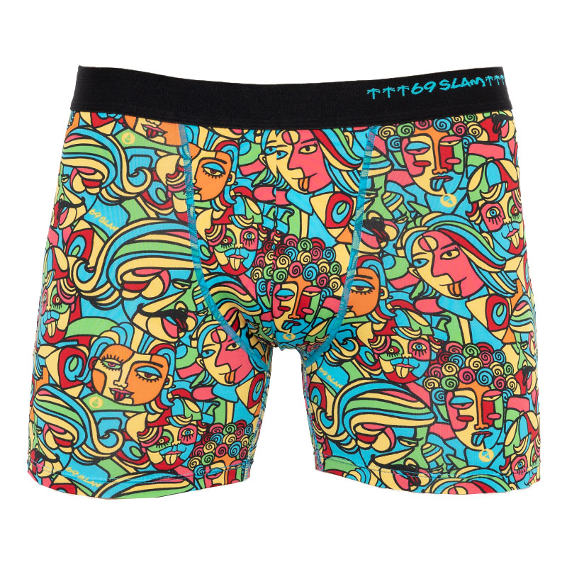 Pánské boxerky 69SLAM fit cubism mock XS