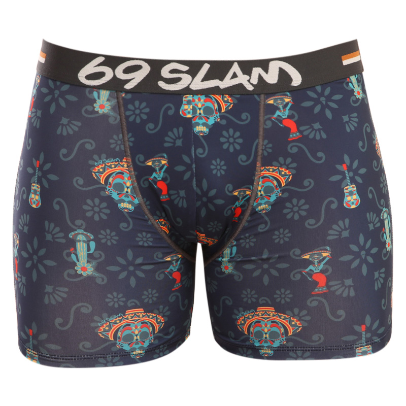 Pánské boxerky 69SLAM fit day of the dead (MBYDOF-PO) XS