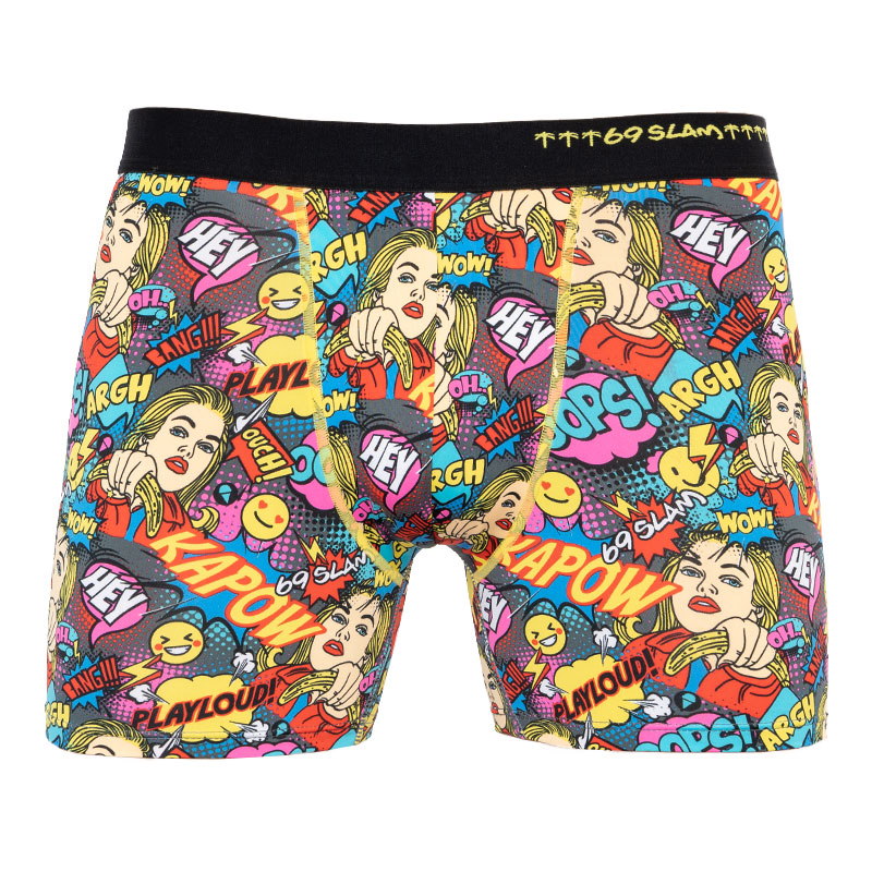 Pánské boxerky 69SLAM fit kapow (MBYPOW-PO) XS
