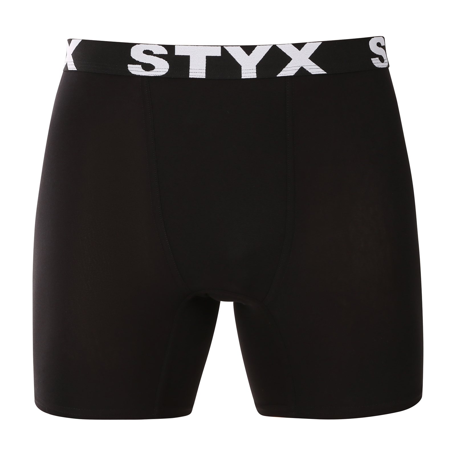 Pánské boxerky Styx long sportovní guma černé (UN0960) S