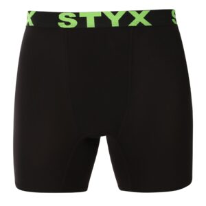 Pánské boxerky Styx long sportovní guma černé (UN2960) L