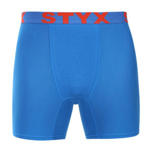 Pánské boxerky Styx long sportovní guma modré (UN1167) L
