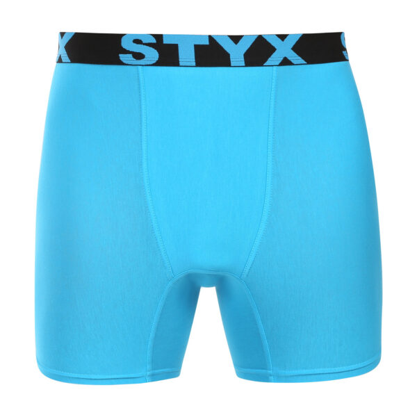 Pánské boxerky Styx long sportovní guma světle modré (UN1169) L