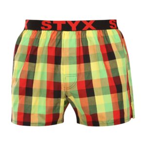 Pánské trenky Styx sportovní guma vícebarevné (B1104) L