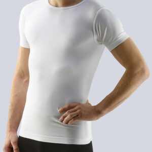 Pánské tričko Gino bambusové bílé (58003) S