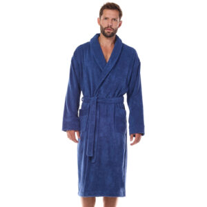 Pánský župan L&L modrý (2450) M