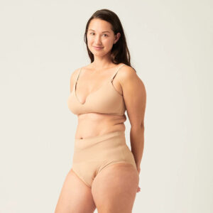 Tvarující menstruační a poporodní kalhotky Modibodi Contour Cashew (MODI4198C) M