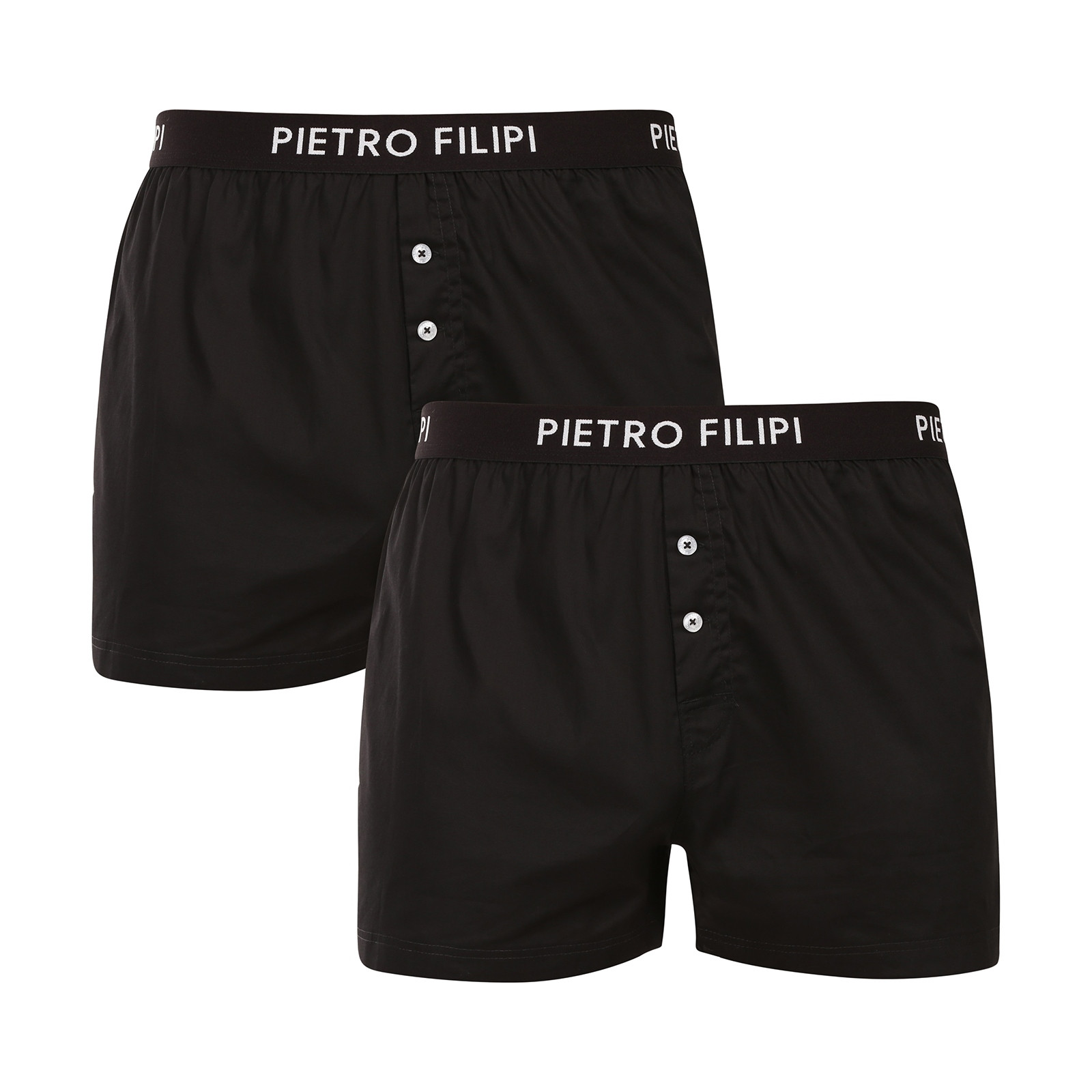 2PACK pánské trenky Pietro Filipi černé (2PGC1) 4XL
