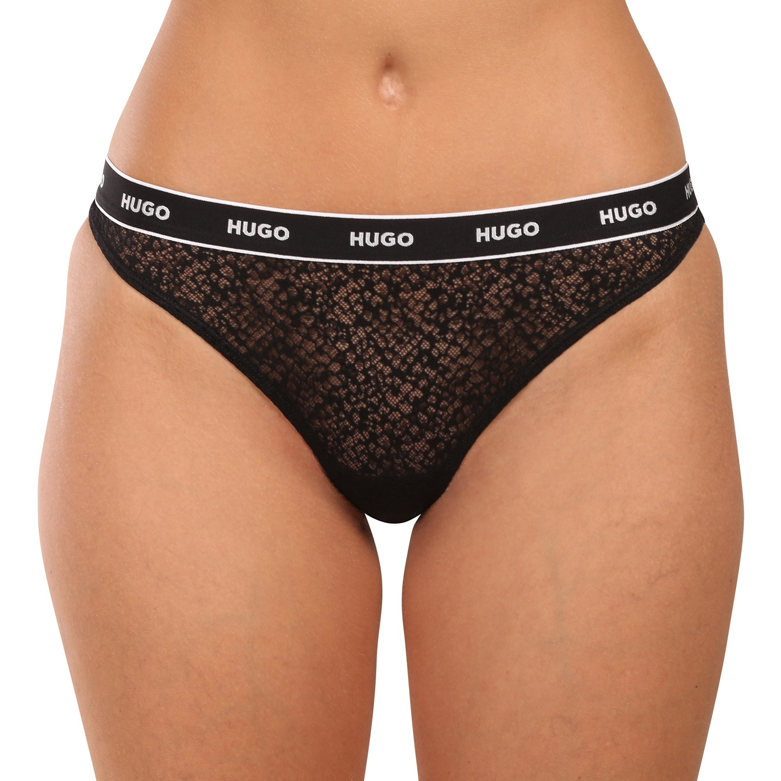 3PACK dámská tanga HUGO vícebarevná (50535265 962) XXL - Obrázek 2