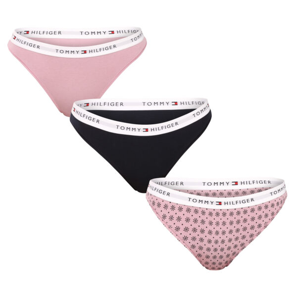 3PACK dámské kalhotky Tommy Hilfiger vícebarevné (UW0UW05529 0WI) XL