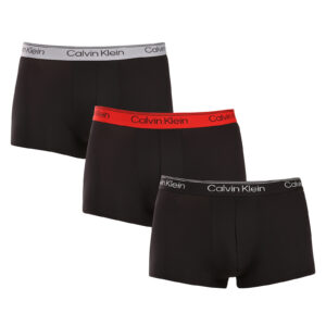 3PACK pánské boxerky Calvin Klein černé (NB4409-0AZ) M