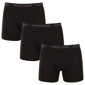 3PACK pánské boxerky Tommy Hilfiger černé (UM0UM03696 0XK) L