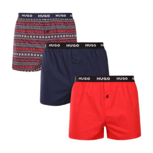 3PACK pánské trenky HUGO vícebarevné (50532565 963) L