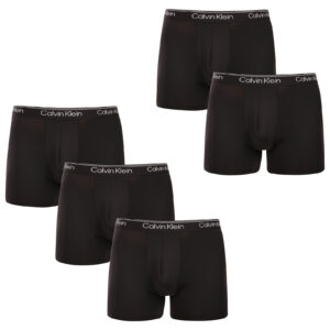 5PACK pánské boxerky Calvin Klein černé (NB4413-UB1) L