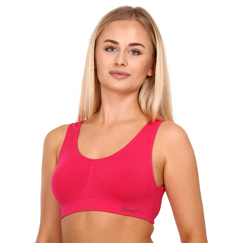 Dámská podprsenka Gina bambusová růžová (07011) S - Obrázek 2