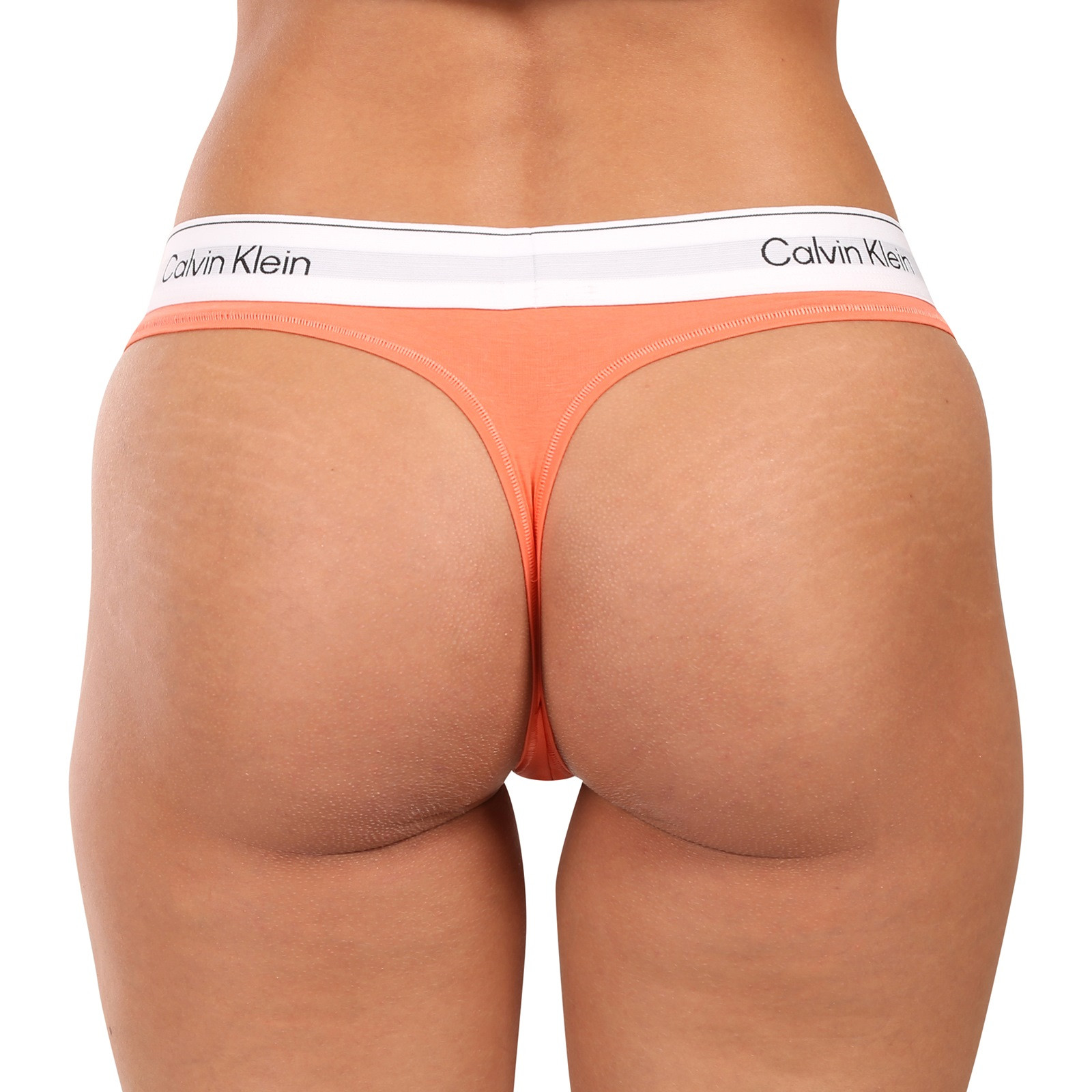 Dámská tanga Calvin Klein oranžová (QF8518-YTS) 3XL - Obrázek 2