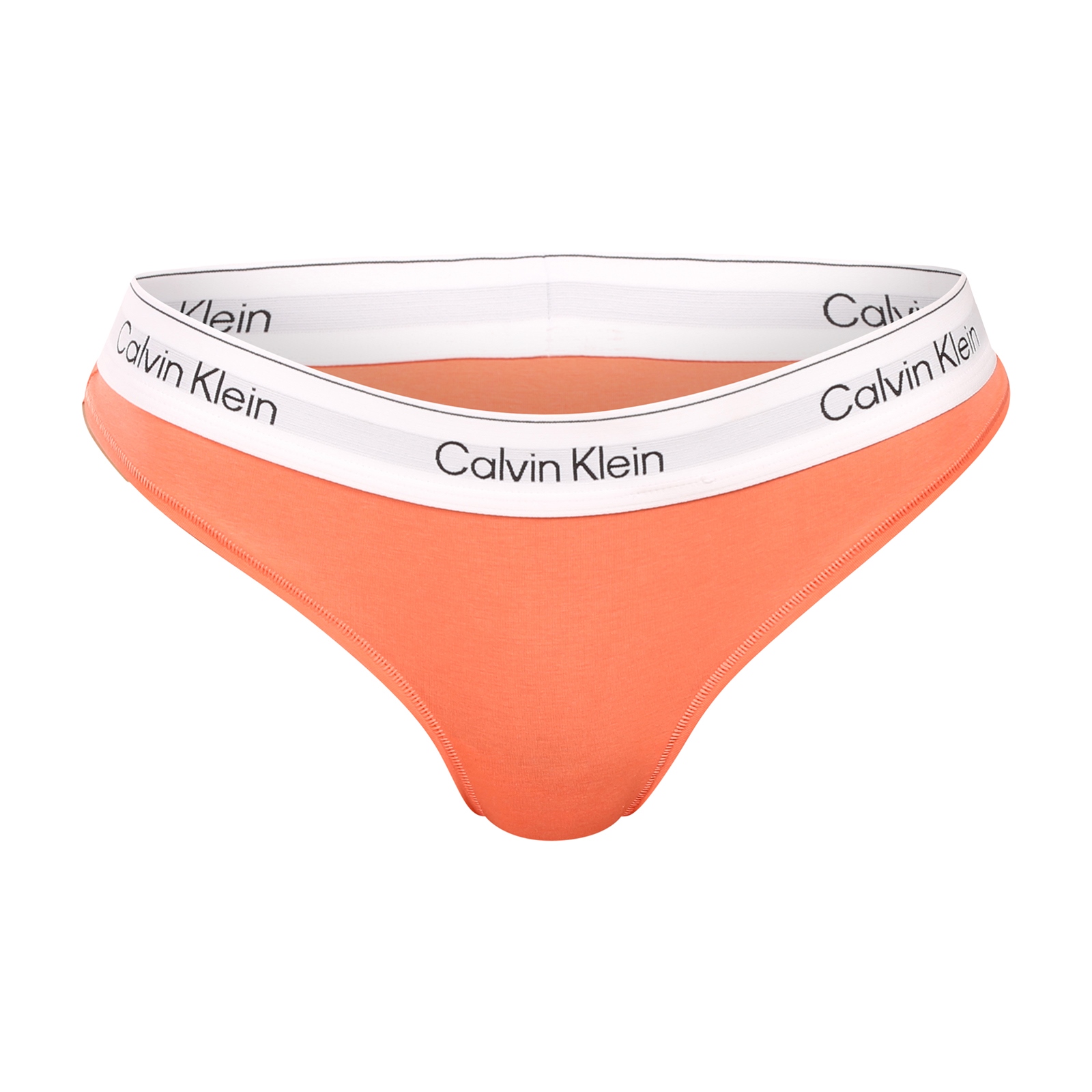 Dámská tanga Calvin Klein oranžová (QF8518-YTS) 3XL