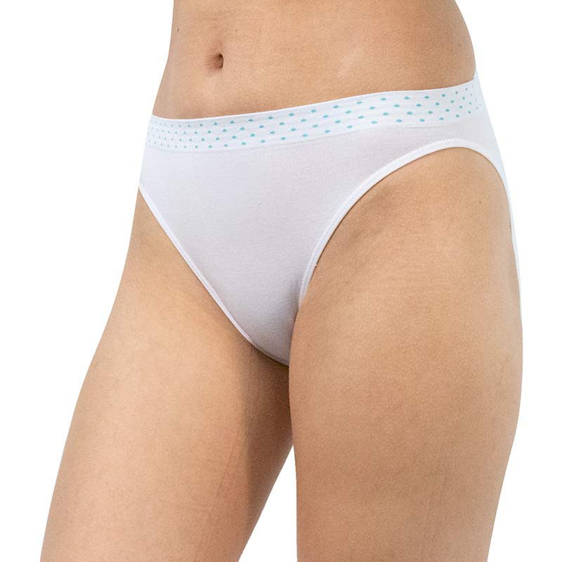 Dámské kalhotky Gina bílé (00033) L - Obrázek 2