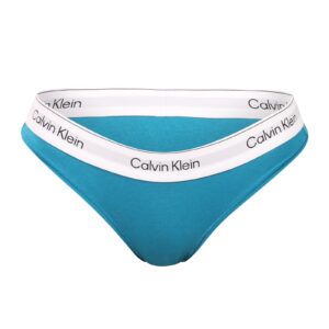 Dámské kalhotky brazilky Calvin Klein modré (QF8522-YTM) 3XL
