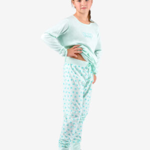 Dívčí pyžamo Gina modré (29007-LYMMMZ) 152