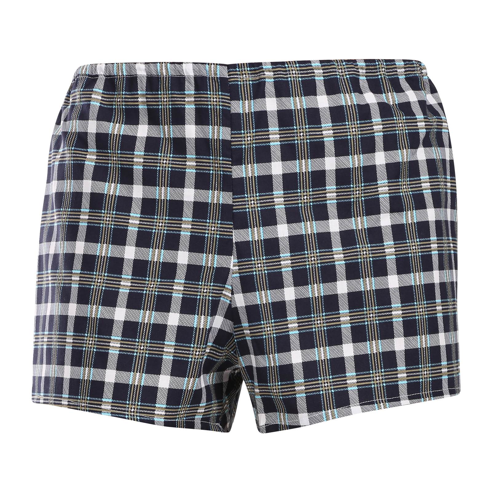 Klasické pánské trenky Foltýn vícebarevné kostky (K58) M