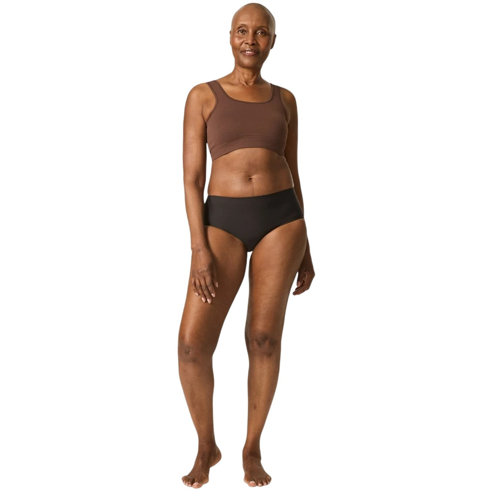 Menstruační kalhotky Modibodi bezešvé Seamfree Boyleg Moderate-Heavy (SFBLMHBLAW) 3XL