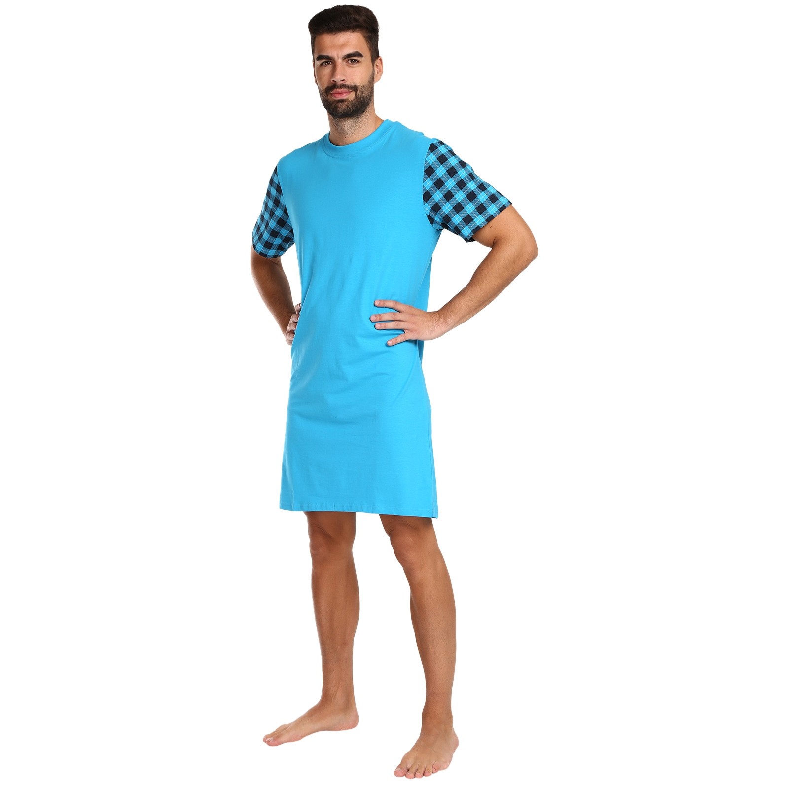 Pánská noční košile Gino vícebarevná (79162) M