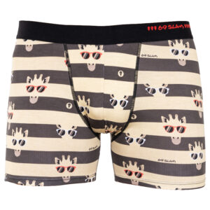 Pánské boxerky 69SLAM fit bamboo giraffe stripes XS