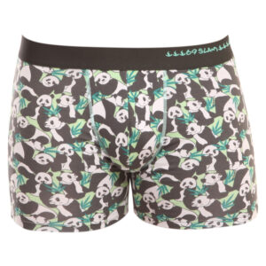 Pánské boxerky 69SLAM fit bamboo panda boo (MPBPBO-BB) XS