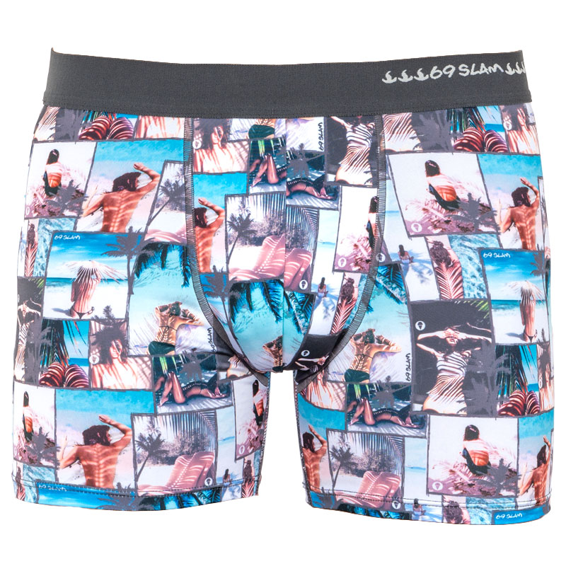 Pánské boxerky 69SLAM fit under the palm (MBYUPM-PO) XS