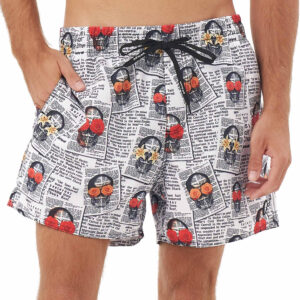 Pánské plavky 69SLAM NEWSPAPER SAMOA (SEBNSK-PM) XXL